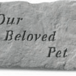 Kay Berry Concrete Plaque Beloved Pet