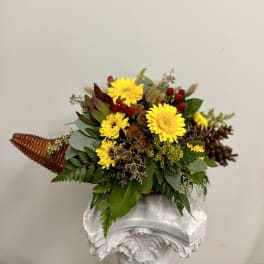 Cornucopia of Color by Westford Florist Art by Veny
