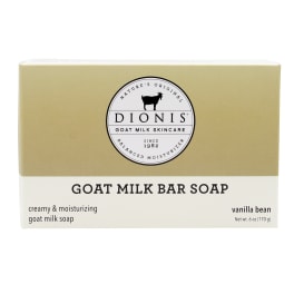 Dionis Goat Milk Bar Soap, Vanilla Bean