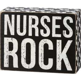 Box Sign Nurses Rock