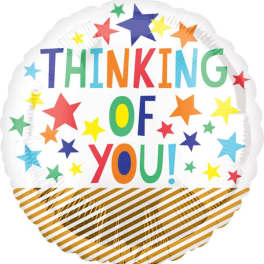 Mylar Thinking of you balloon
