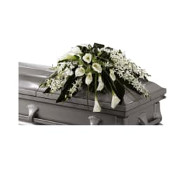 Angel Wings Casket Spray