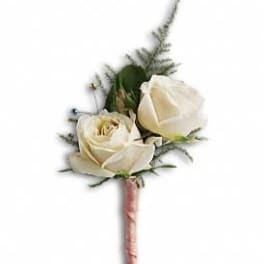 White Tie Boutonniere