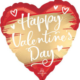 Mylar Happy Valentines Day Balloon