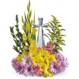 Crystal Cross Bouquet