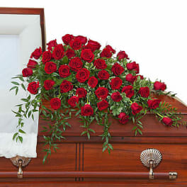 Simply Roses Supreme Casket Spray
