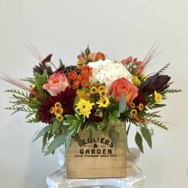 Autumn Sunset by Westford Florist Art by Veny