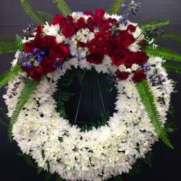 Serenity Wreath by Flower After Flower