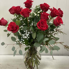 My True Love- Red Long Stemmed Roses