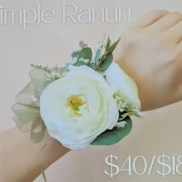 Simple Ranun Corsage
