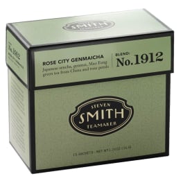 Box of Steven Smith Teamaker Rose City Genmaicha tea