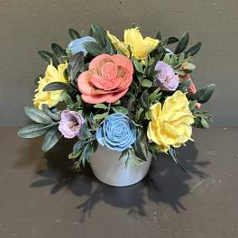 Sola Wooden Flower Centerpiece - Spring Fling