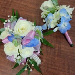 Spring Bling Corsage