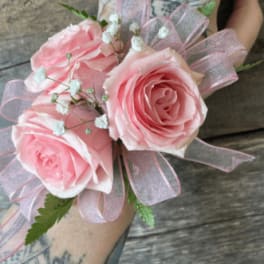 Three Rose Prom Corsage