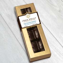 4 Pc John Kelly Dark Chocolate Butterflies