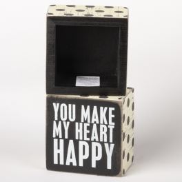 Box Sign You Make My Heart