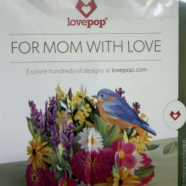**CARDS MUST BE PURCHASED WITH FLOWERS/PLANT** LOVE POP CARDS