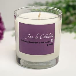 Joie de Charlotte Premium Candle, Scent - Chamonix Lavender & Oak Moss