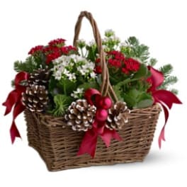 Christmas Garden Basket