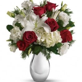Teleflora’s Silver Noel Bouquet