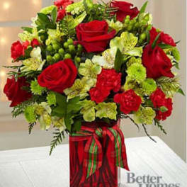 The FTD® Yuletide Joys Holiday Bouquet by Better Homes and Gardens®