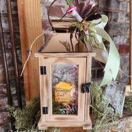Eckert Florist's Copper Top Hummingbird Lantern *OUR LOCAL DELIVERY ONLY