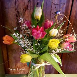Eckert Florist's Tulip Bouquet **LOCAL DELIVERY ONLY**