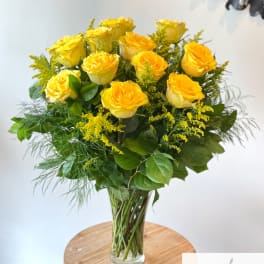 Dozen Yellow Roses