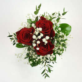 Scarlet Serenade Prom Bouquet