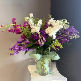 One Dozen Stock in a Vase