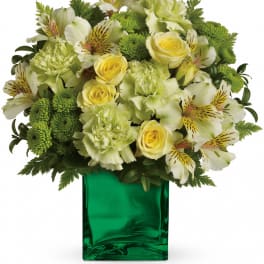 Teleflora's Emerald Elegance Bouquet