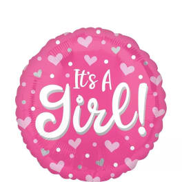 It's a Girl Mylar / Foil Balloon