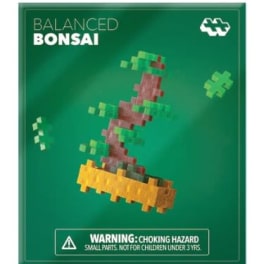 Green box labeled Balanced Bonsai with a pixelated bonsai graphic