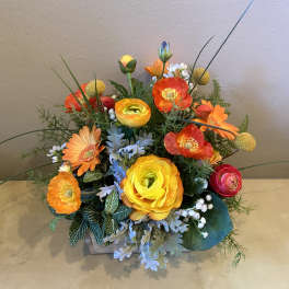 Floral Meadow - Silk Floral Arrangement