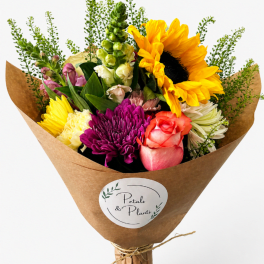 Kraft Paper wrapped Bouquet