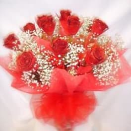 Hong Kong Style Roses - Red