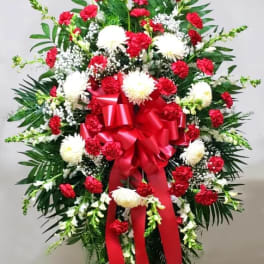 [TT-ANC314]: HOPE AND HONOR SPRAY by Twin Towers Florist, Arlington VA