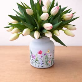 Blush tulips