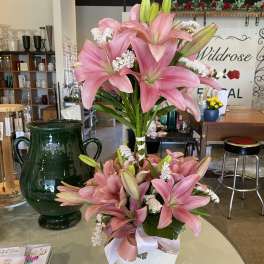 Beautiful Lily Topiary