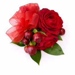 Red Rose Wristlet