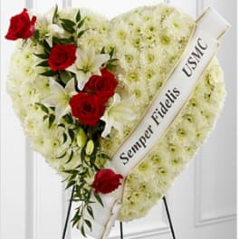 The FTD® Salute to a Patriot™ Standing Heart