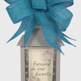 "In Our Hearts" Animal Print Lighted Lantern