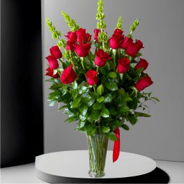 Grandeur Long Stem Rose Arrangement