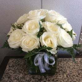 Wonderous White Roses
