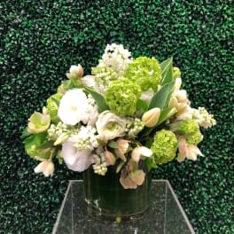 Summery Greens and Whites