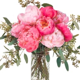WITH LOVE PEONIES BOUQUET