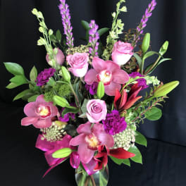 Mauve Lavender Rose Bouquet, Not your Typical