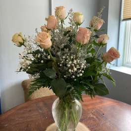 pink roses
