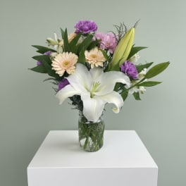 Mason Jar for Mom- Peachy