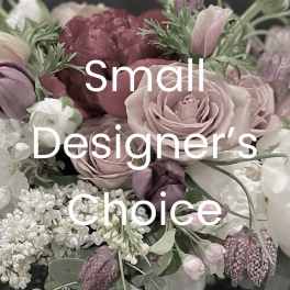 Blush and burgundy floral bouquet with white blooms and greenery
